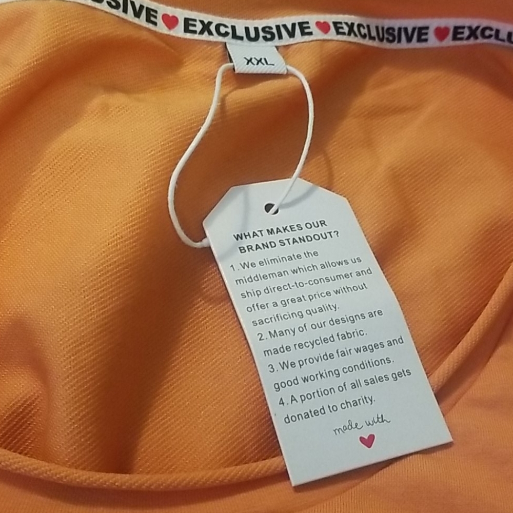 EXCLUSIVE LOVE PEACE LONG SLEEVE TSHIRT - Picture 5 of 5